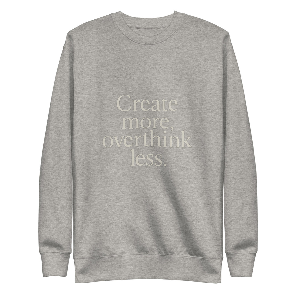Create more. Overthink less. - Carbon Grey, 3XL image