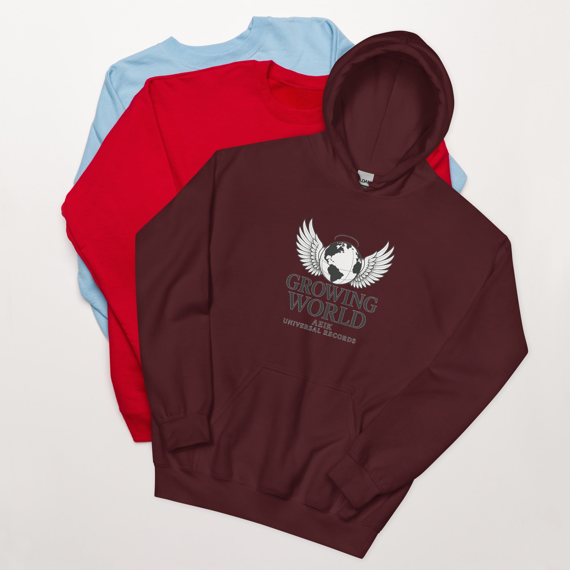 Ascendant Spirit Hoodie - Maroon, 3XL image
