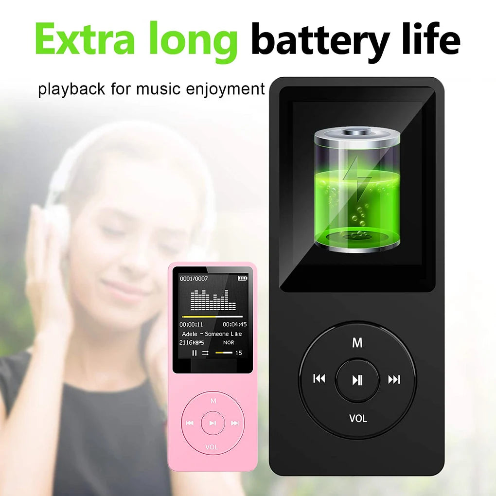 MP3 Player – Lossless, Noise Cancelling, Sports, Mic image 1