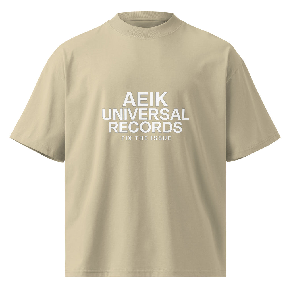 AEIK UNIVERSAL RECORDS – Fix The Issue Tee - Stone, XL image