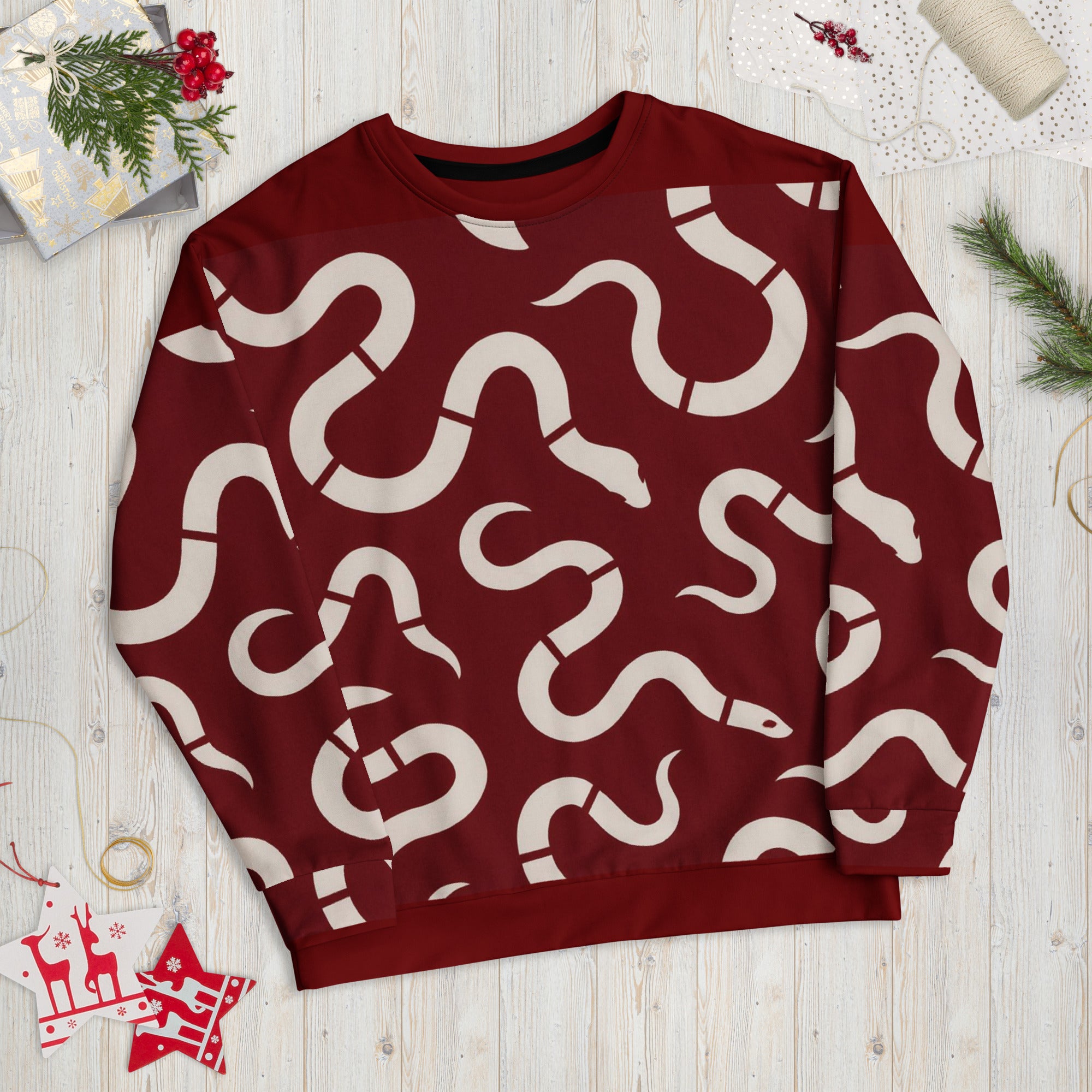 SINNXER Serpent Long Sleeve – Deep Crimson Edition - 2XL image