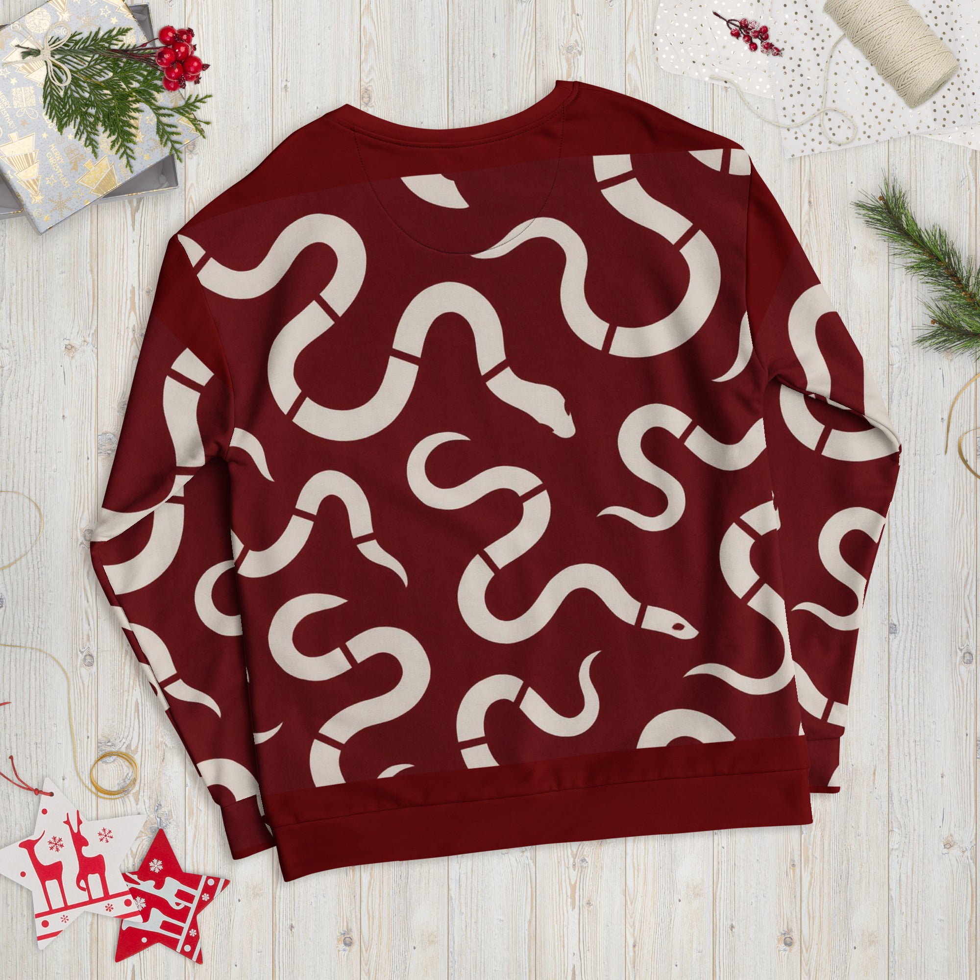 SINNXER Serpent Long Sleeve – Deep Crimson Edition image 3