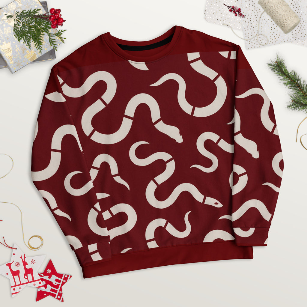 SINNXER Serpent Long Sleeve – Deep Crimson Edition image 0