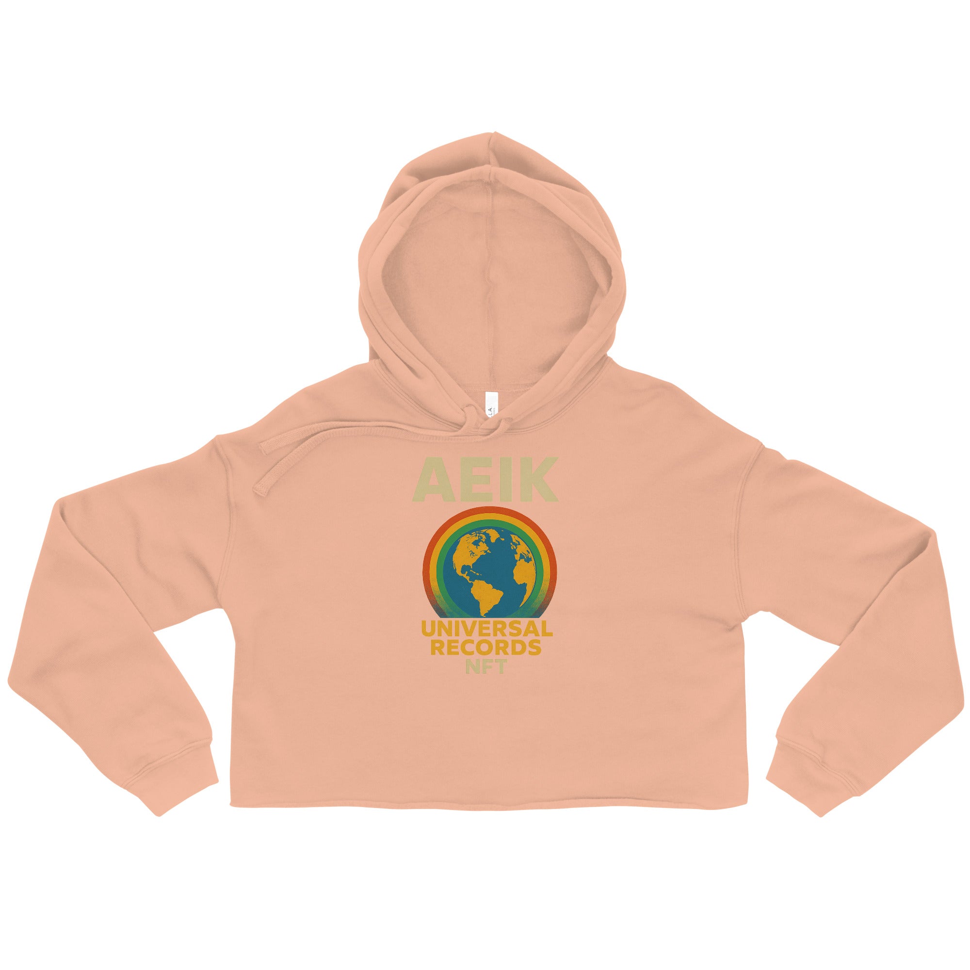AEIK UNIVERSAL RECORDS NFT Crop Hoodie image 0